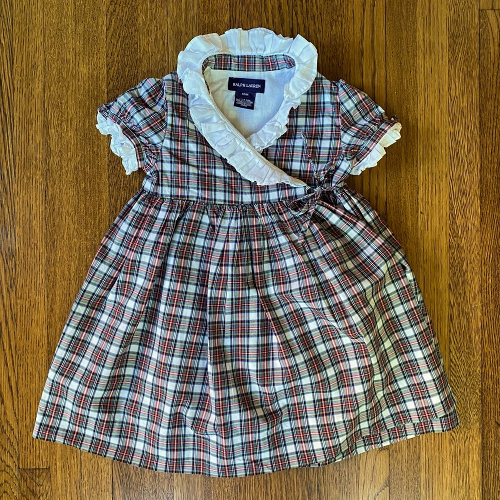 Ralph Lauren 18 Months Holiday Tartan Plaid Dress